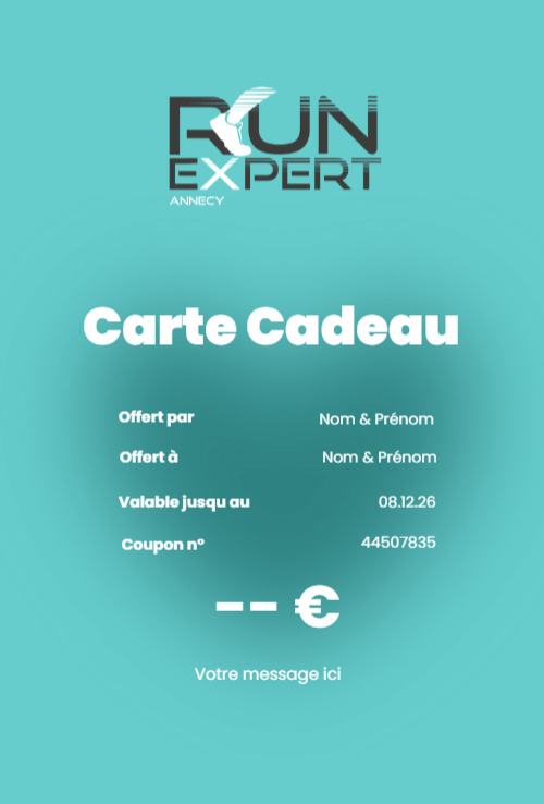 Run Expert Carte Cadeau modèle 10