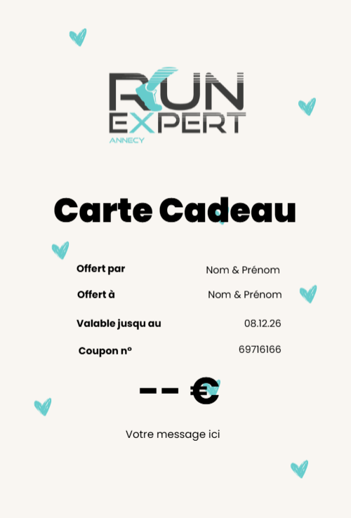 Run Expert Carte Cadeau modèle 9